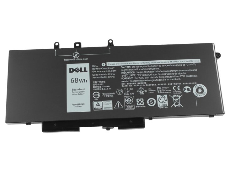 8500mAh 68Wh Original Bateria Dell Latitude 14 5480 P72G001  Clique na imagem para fechar