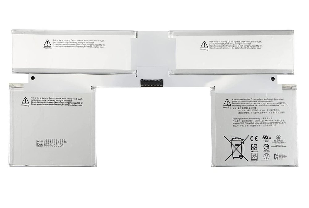 Original Bateria Microsoft G3HTA023H Microsoft G3HTA024H 6800mAh 51Wh 4-Células