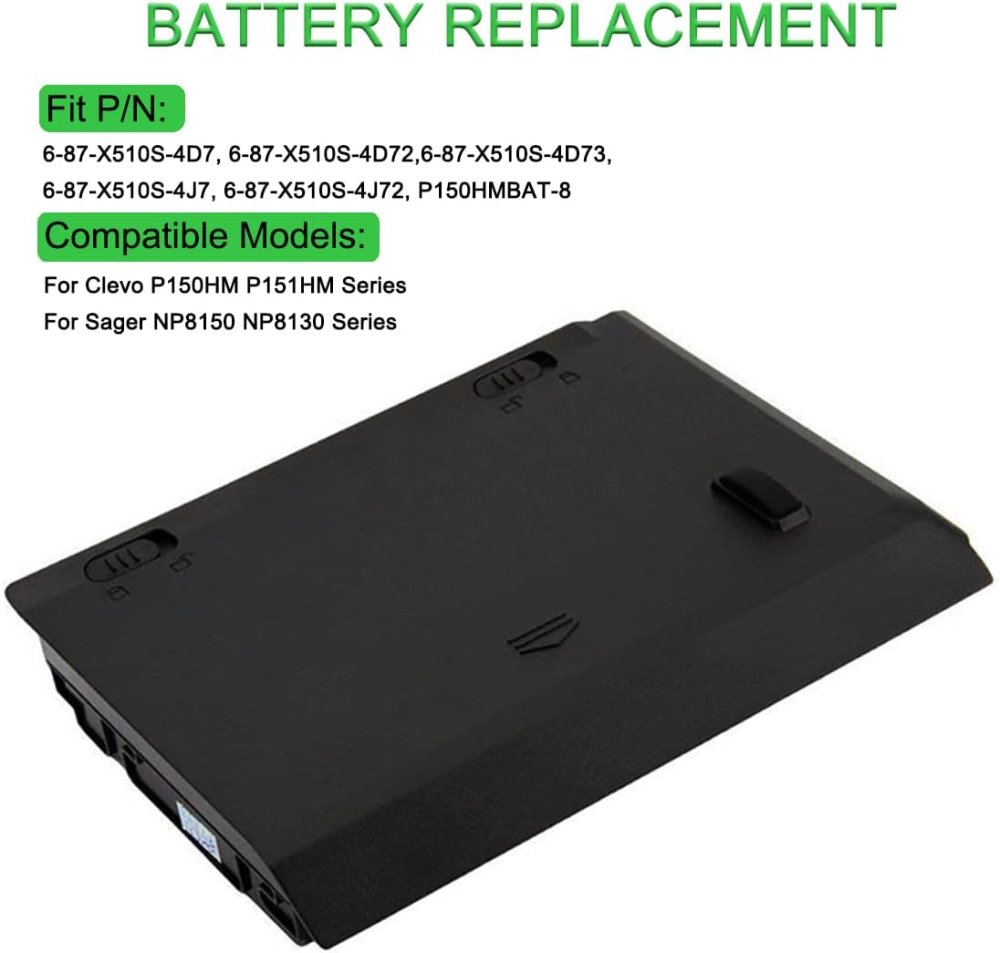 Bateria Original Sager NP8170 NP8150 5200mAh 76.96Whr