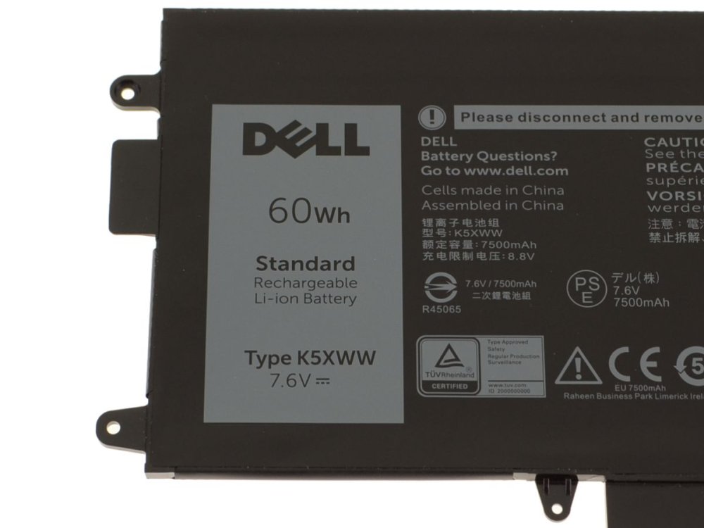 Original 7890mAh 60Wh Bateria Dell Latitude 7390 2-in-1