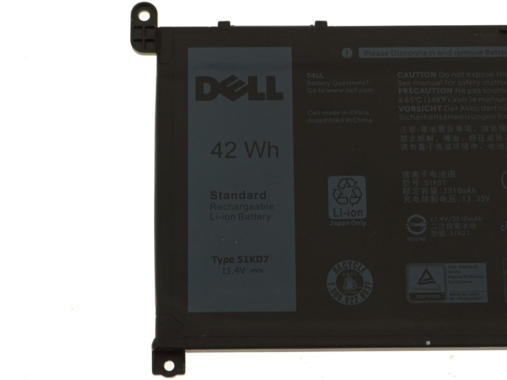 Original 42Wh Bateria Dell Chromebook 5190 P28T001