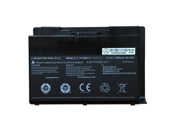 Bateria Clevo 6-87-P37ES-427 5900mAh 89.21Wh  Clique na imagem para fechar