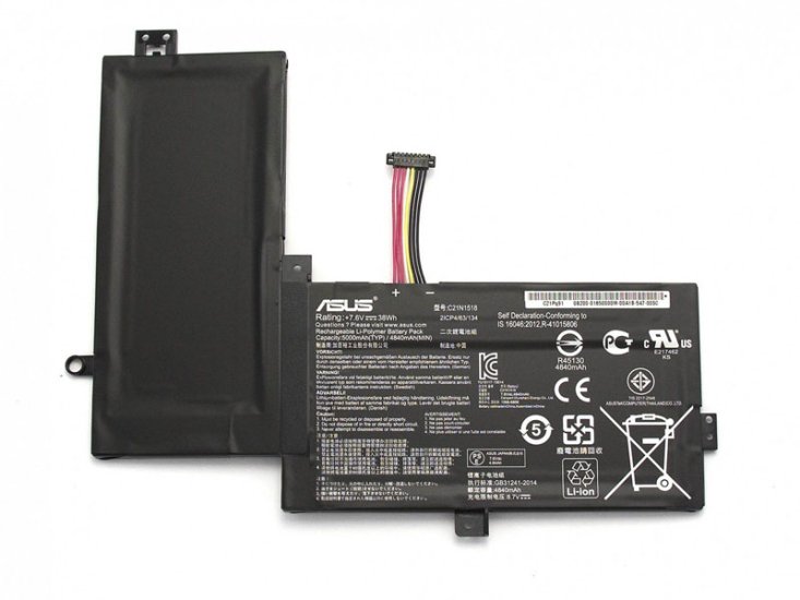 38Wh 5000mAh Original Bateria Asus VivoBook Flip TP501UA-CJ014T  Clique na imagem para fechar