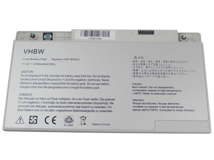 3760mAh Sony Vaio SVT141190X SVT1411BPXS Original Bateria  Clique na imagem para fechar