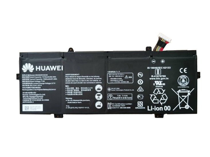 Original Bateria Huawei MateBook 14 KLV-W29 7410mAh 56.3Wh  Clique na imagem para fechar