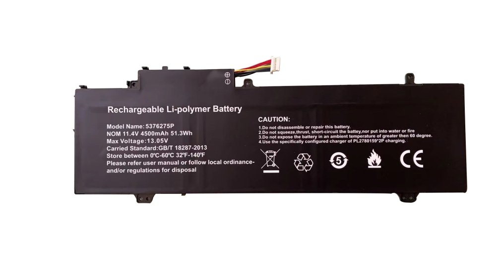 Bateria Gateway 5375275P 5376275P 4500mAh 51.3Wh