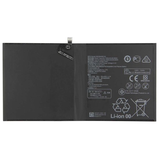 Original Bateria Huawei HB2994I8ECW 7500mAh 28.65Wh  Clique na imagem para fechar