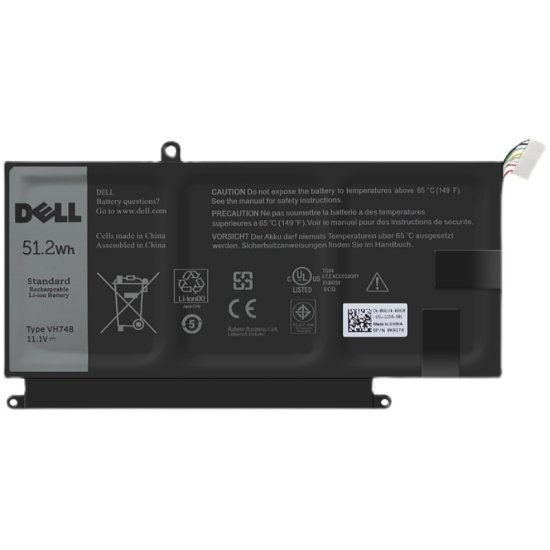 51.2Whr Dell VH748 Inspiron 14 5439 Original Bateria  Clique na imagem para fechar