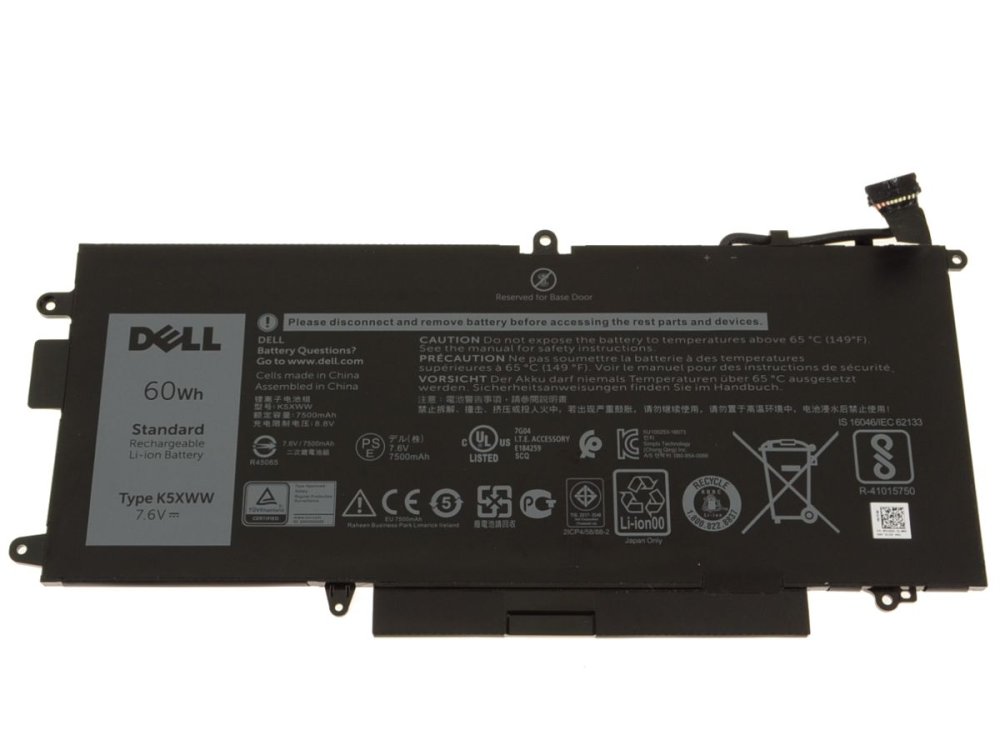 Original 7890mAh 60Wh Bateria Dell Latitude 7390 2-in-1