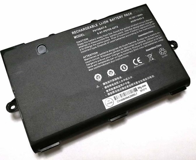 6000mAh 89Wh Bateria Schenker Technologies XMG U727 XMG U726  Clique na imagem para fechar