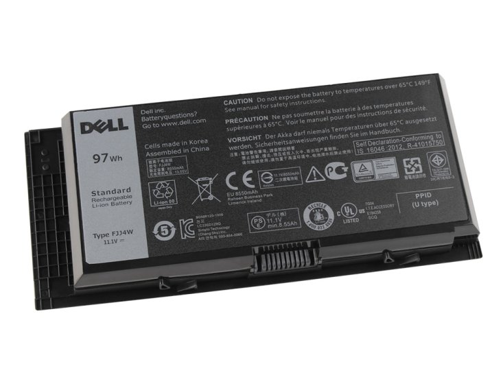 97Whr Dell Precision M4800 P20E Original Bateria  Clique na imagem para fechar