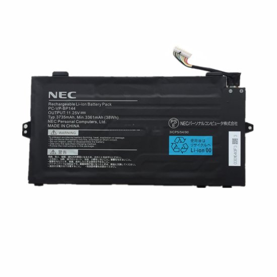 Novo NEC 3ICP5/54/90 NEC PC-VP-BP144 3361mAh 38Wh 2-Células bateria para computador portátil  Clique na imagem para fechar