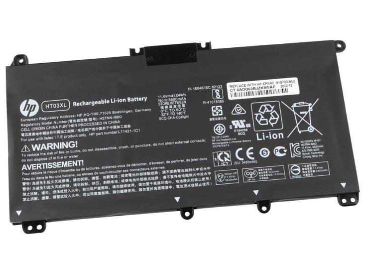 Original Bateria HP HT03XL 3470mAh 41.9Wh  Clique na imagem para fechar