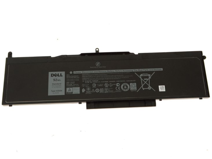 7666mAh 92Wh Original Bateria Dell VG93N NY5PG  Clique na imagem para fechar