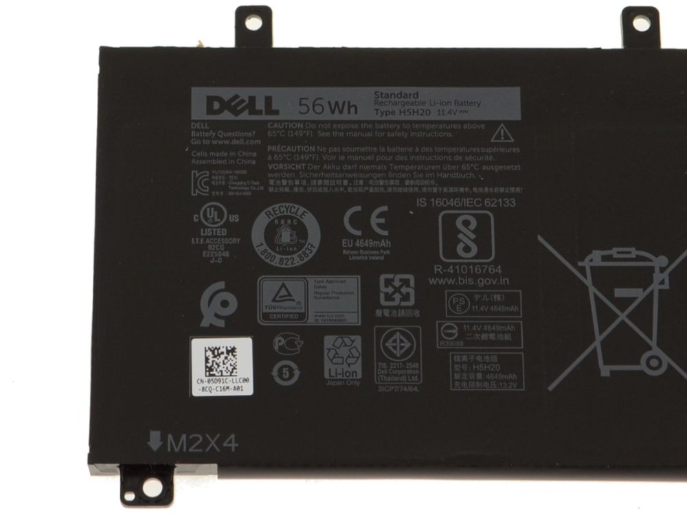 Original Bateria Dell Precision 5530 P56F P56F002 56Whr