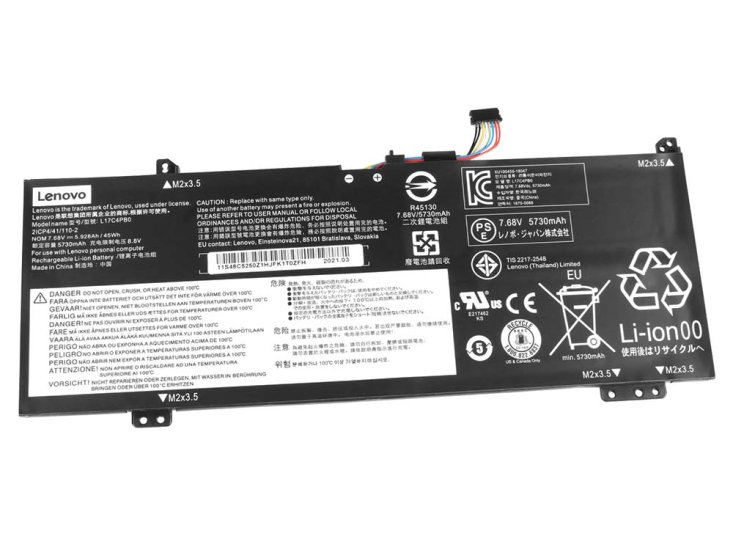 Original 5928mAh 45Wh Lenovo L17C4PB0 Bateria  Clique na imagem para fechar