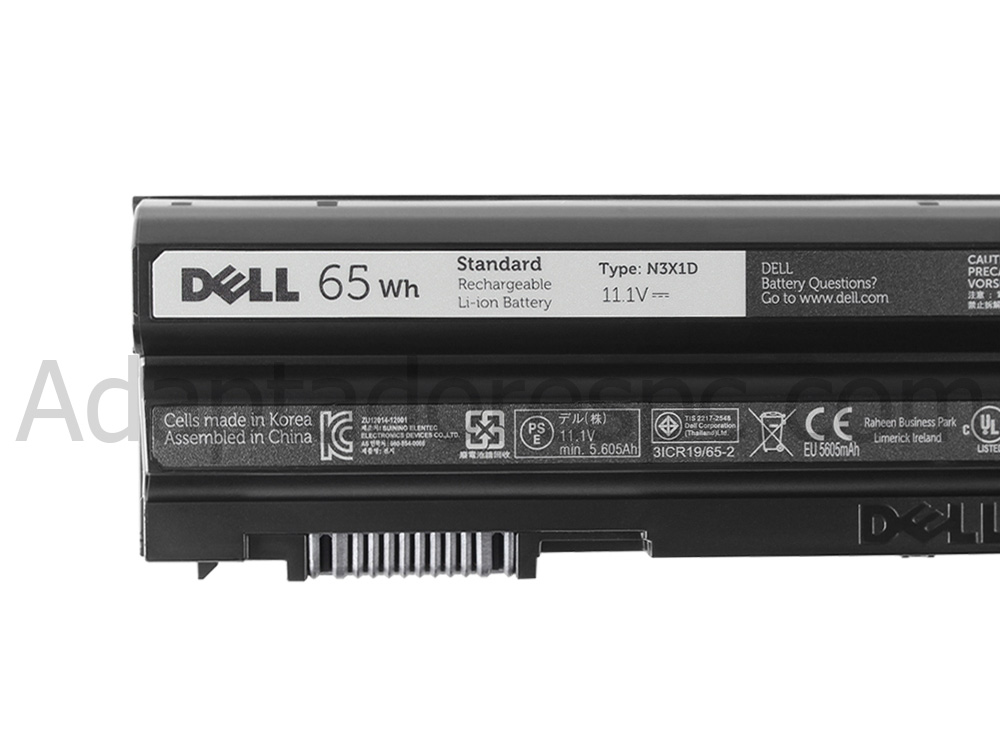 Original 65Wh Bateria Dell Latitude E6540 P29F P29F001