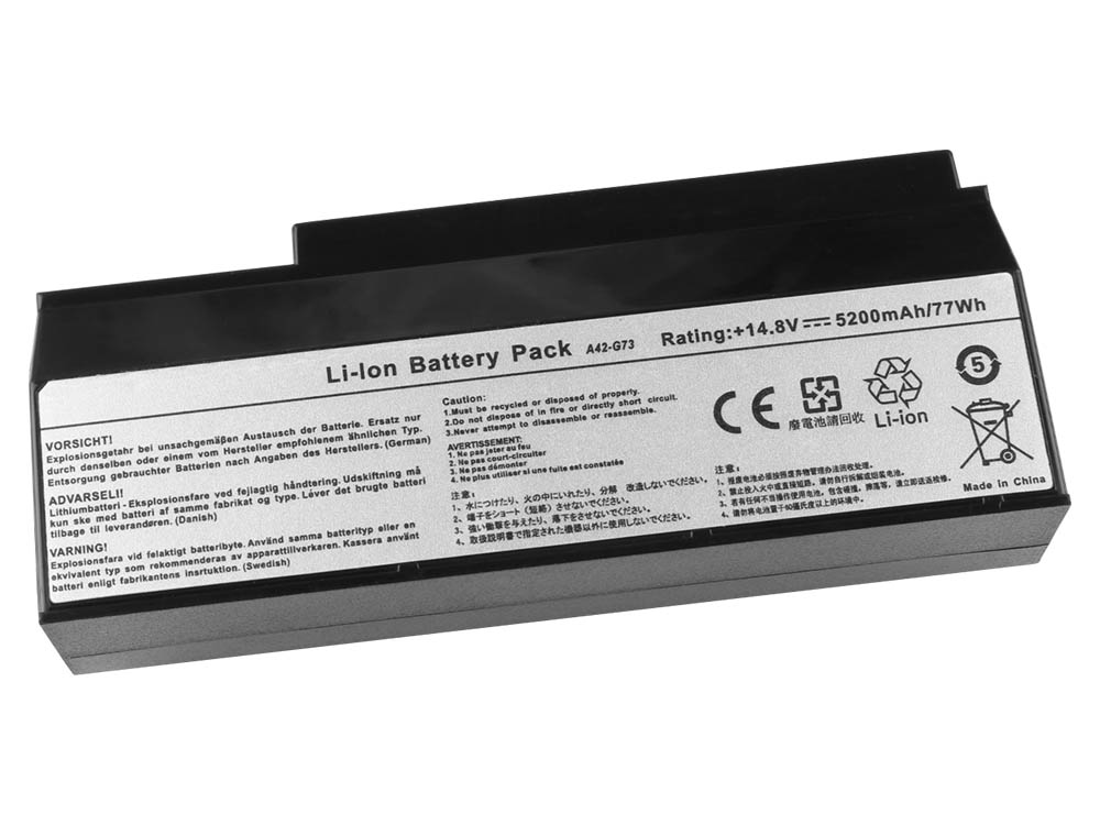 5200mAh Asus 70-NY81B1000Z Bateria