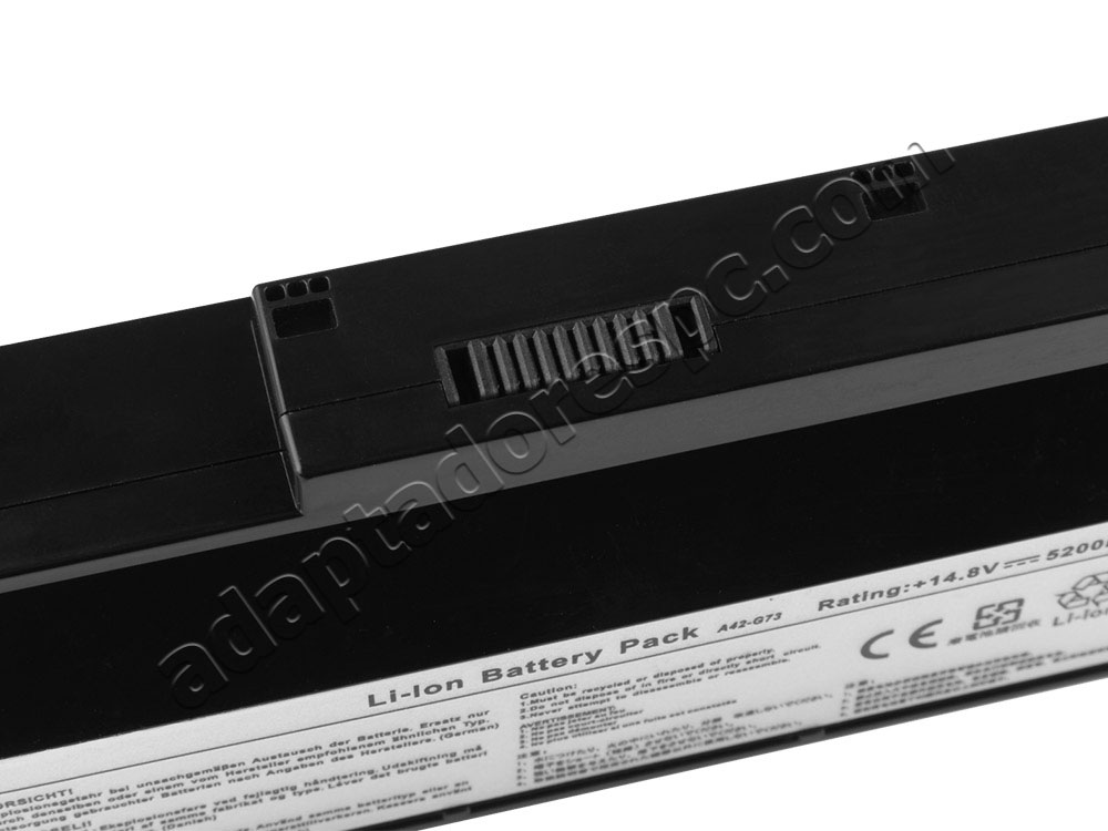 5200mAh Asus 70-NY81B1000Z Bateria