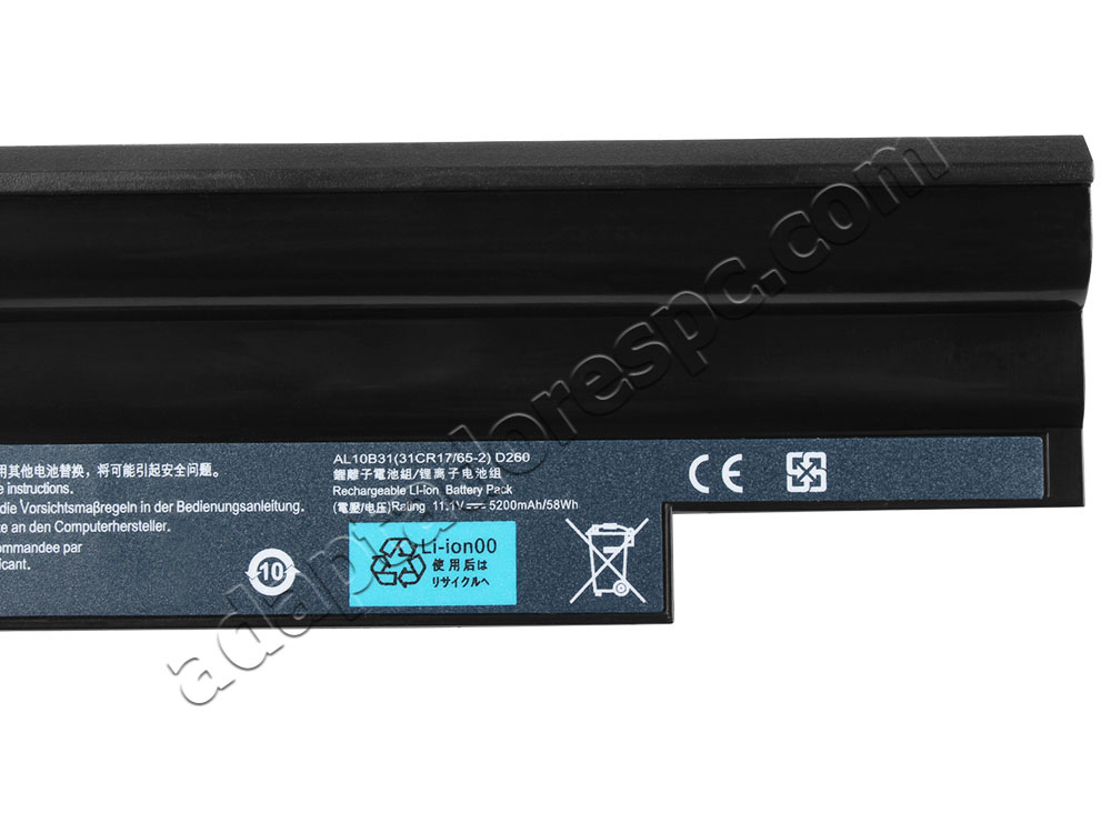 4400mAh Bateria Acer AL10A31 AL10B31 AL10G31