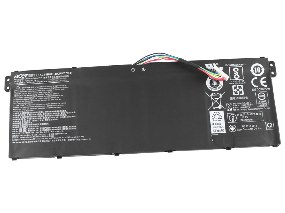 3220mAh 48Wh Bateria Acer Chromebook 11 C730E