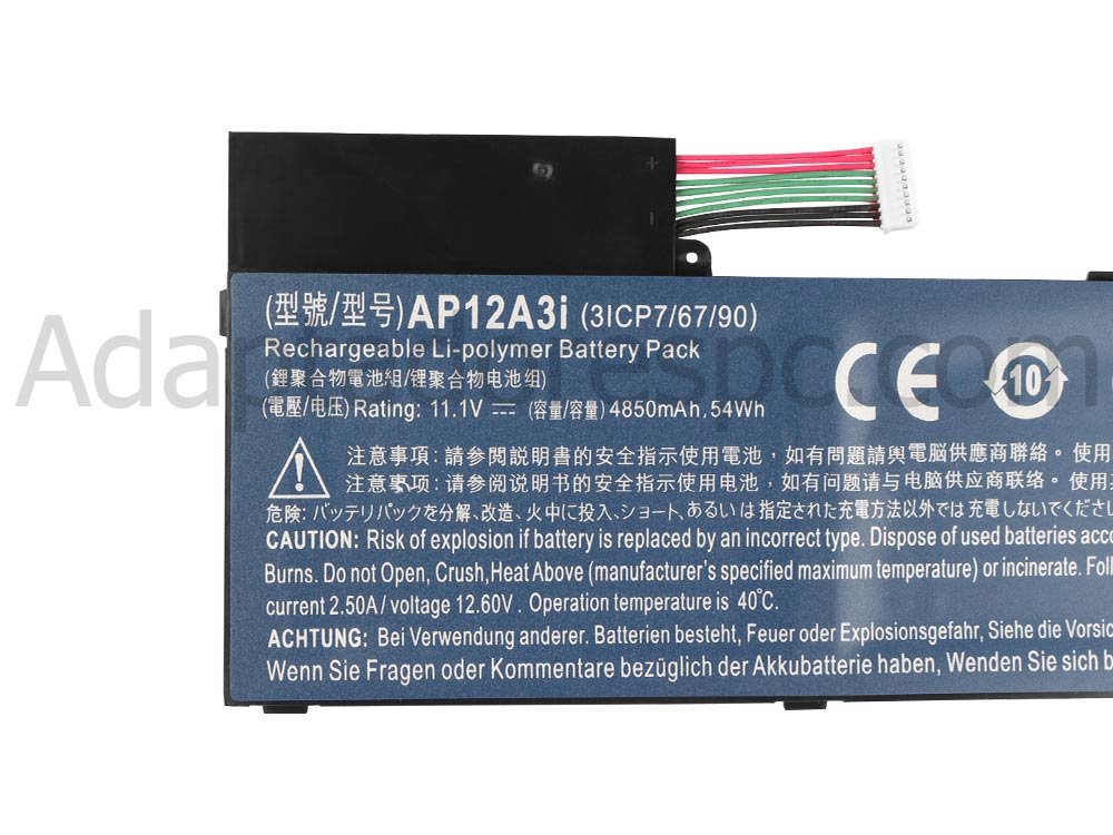 4850mAh Acer Aspire M5-481T-6670 M5-481T-6694 Original Bateria