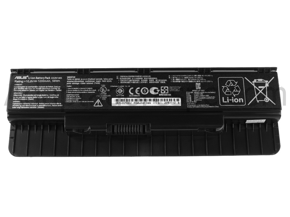 Bateria Asus N751JX 56Whr 6 Células