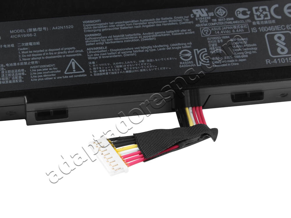 Bateria Original Asus A42N1520 96Wh