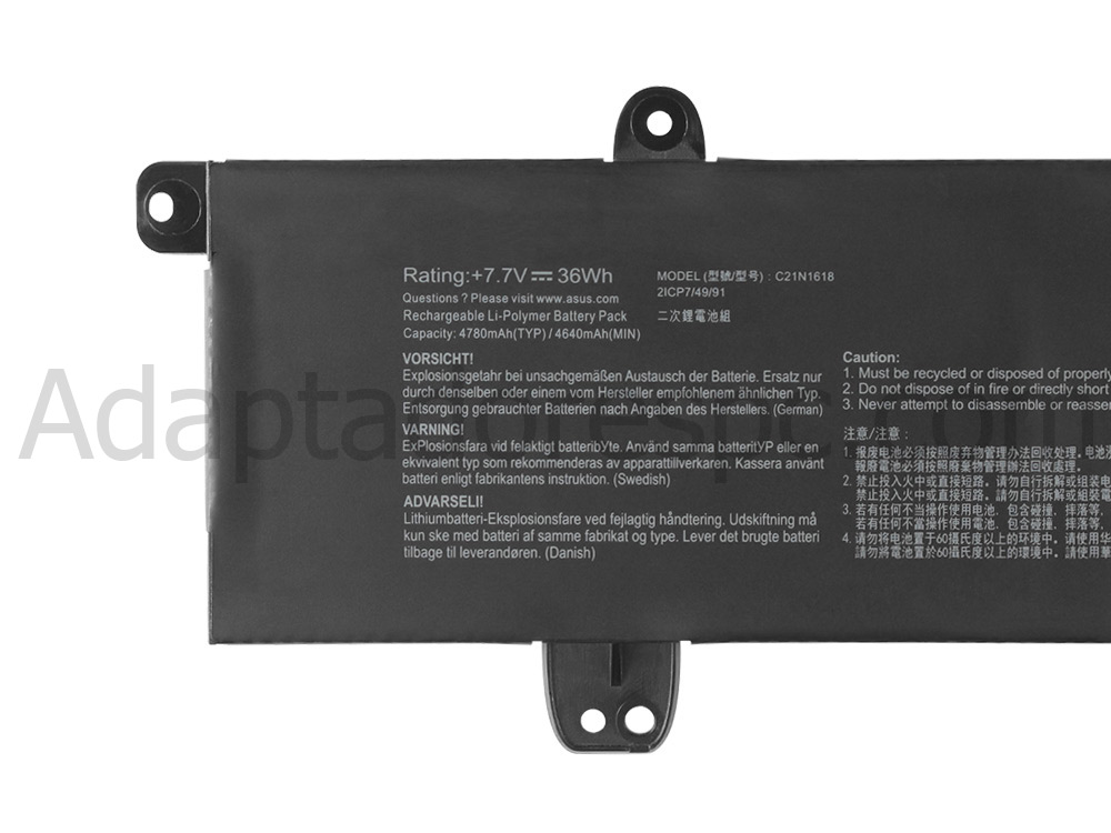 36Wh Original Bateria Asus VivoBook E402BA-GA035T