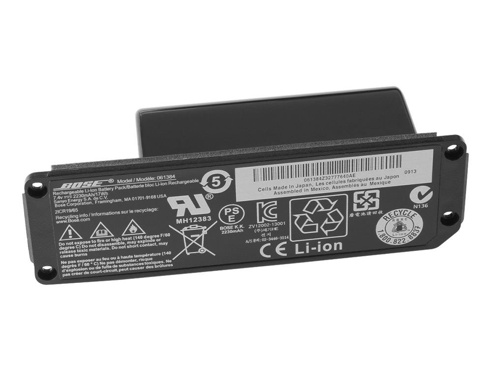 Original 2230mAh 17Wh Bateria Bose Soundlink Mini I 061386 063287