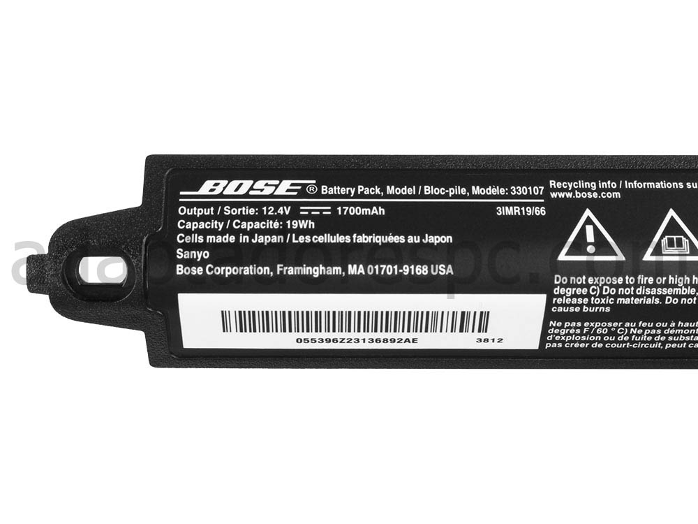 Original 2330mAh 26Wh Bateria Bose 330107 330107A