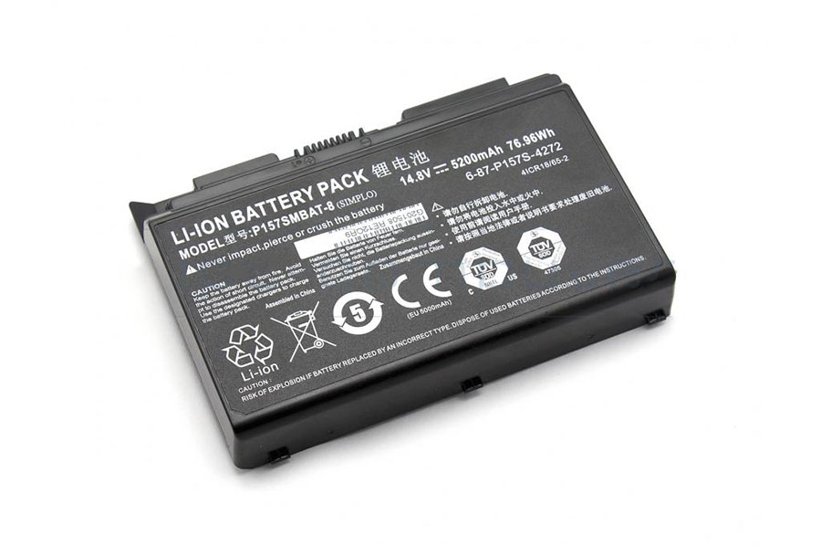 5200mAh 76.96Wh Bateria Clevo 6-87-P157S-4271