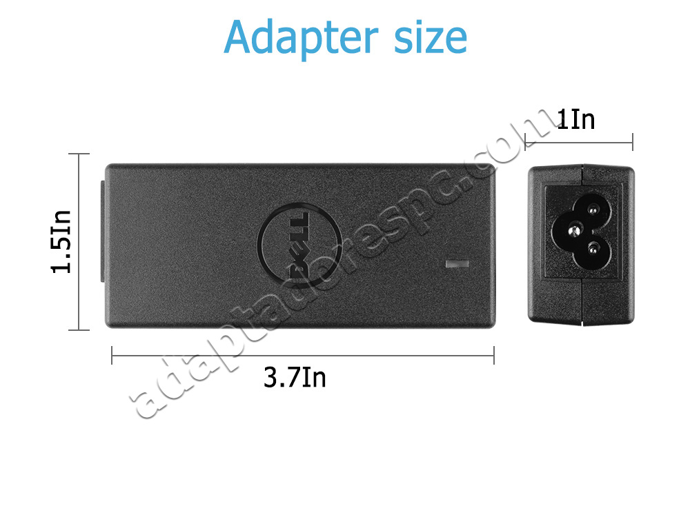 45W Dell Inspiron 15 5551 P51F Original Adaptador AC Carregador