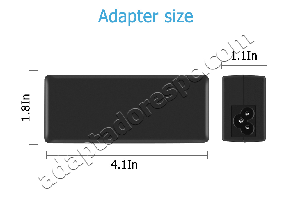 Original 65W AC Adaptador Carregador Dell D3100 USB 3.0 Docking Station