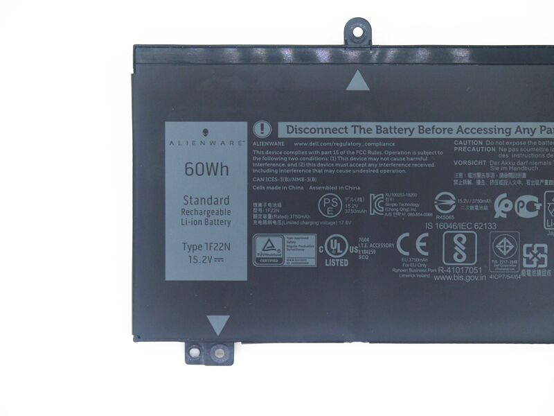 Original 3750mAh 60Wh Bateria Dell Alienware m17 R2