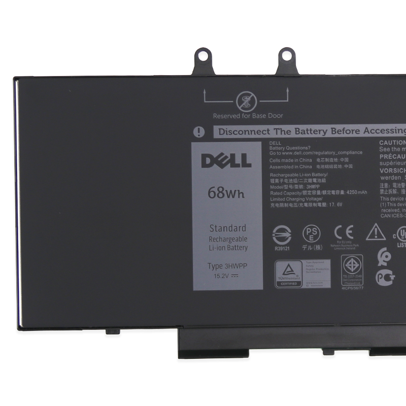 Original Bateria Dell Precision 3551 P80F P80F004 4250mAh 68Wh