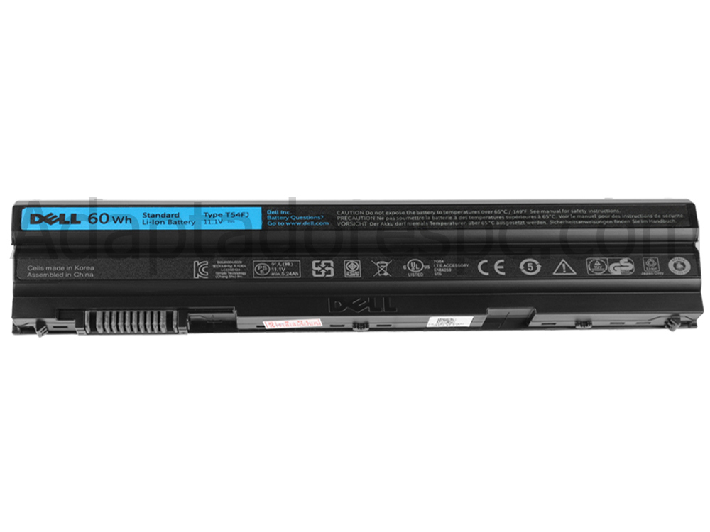 60Wh Bateria Dell 04NW9 2P2MJ 312-1163 312-1164 312-1323