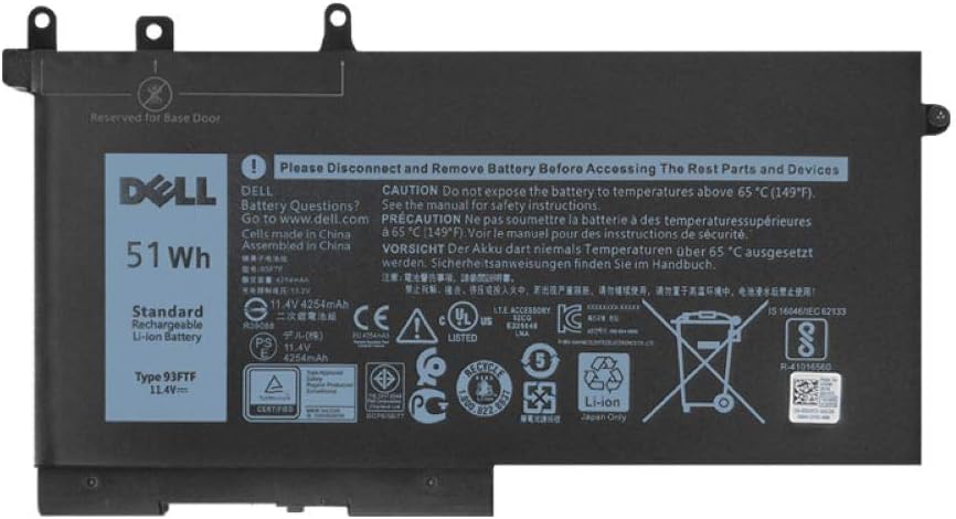 4254mAh 51Wh Original Bateria Dell Latitude 14 5490 P72G002