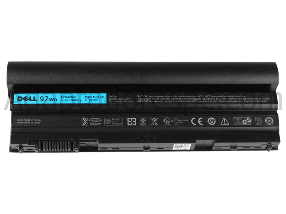 Original 97Wh Bateria Dell Latitude E6420 XFR P21G P21G001