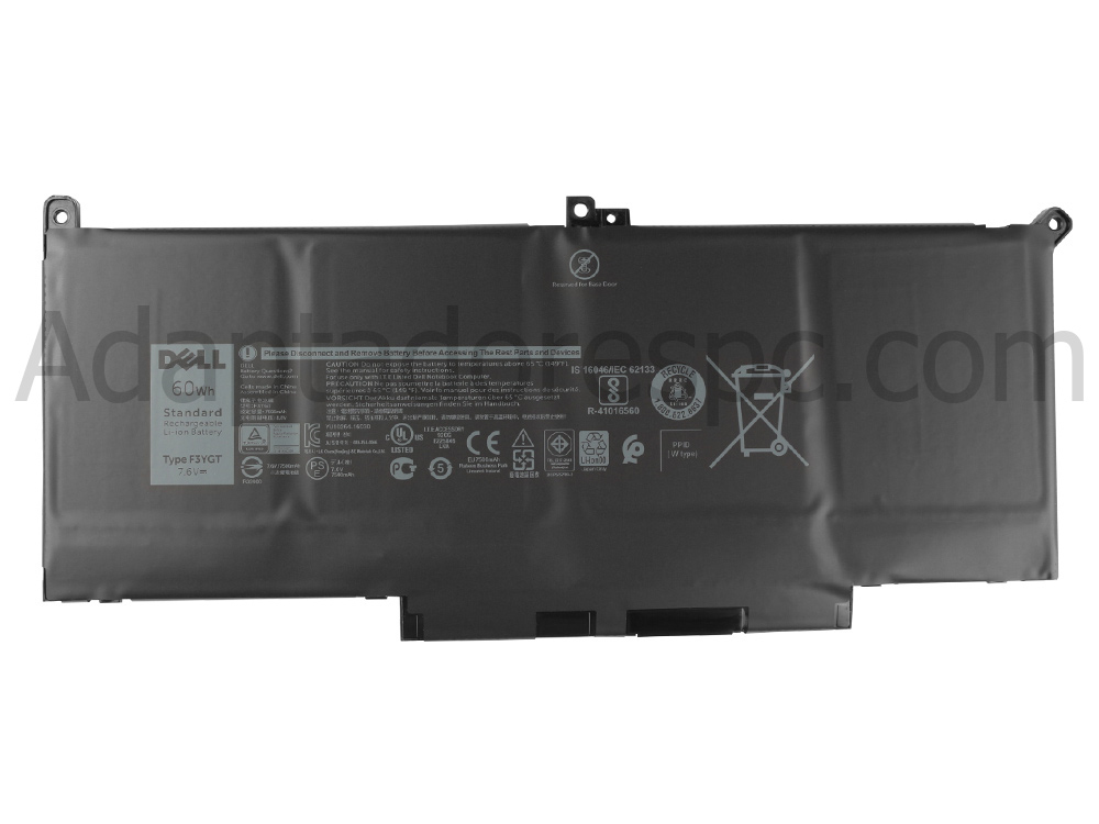 7500mAh 60Wh Original Bateria Dell Latitude 7480 P73G001