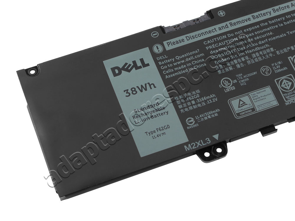 3166mAh 38Wh Original Bateria Dell Inspiron 13 7373 P83G001