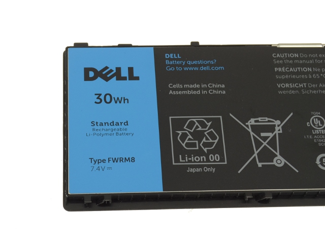 Original 4000mAh 30Wh Bateria Dell FWRM8 KY1TV