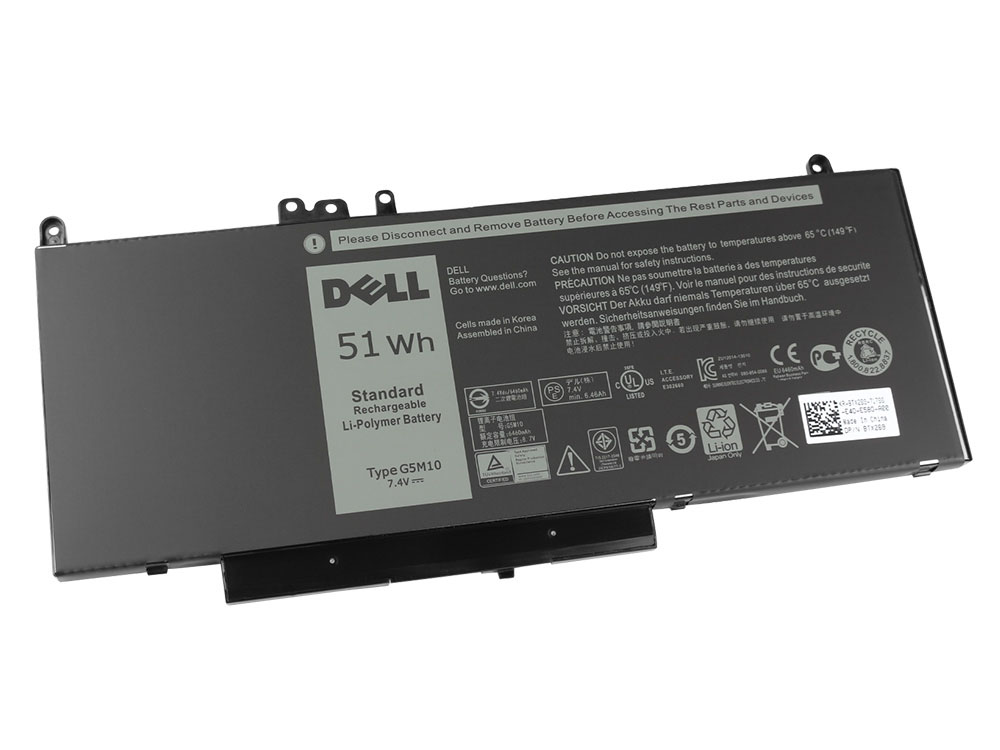 Original 51Wh Bateria Dell Latitude 14 E5450 P48G001