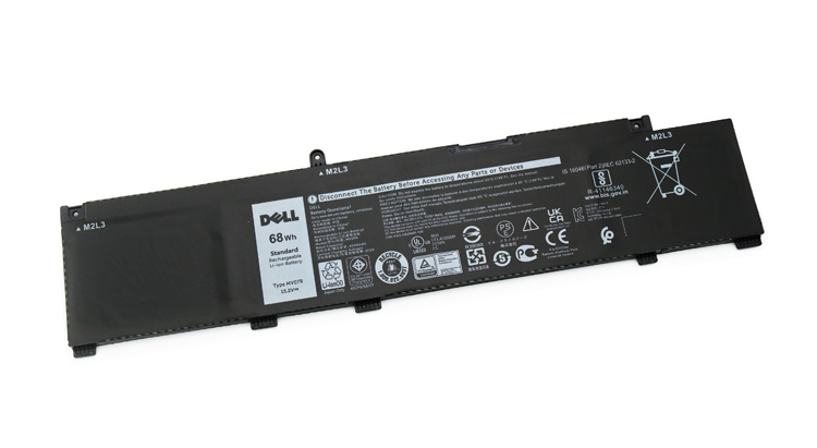 Original 4255mAh 68Wh Bateria Dell 72WGV MV07Rl W5W19