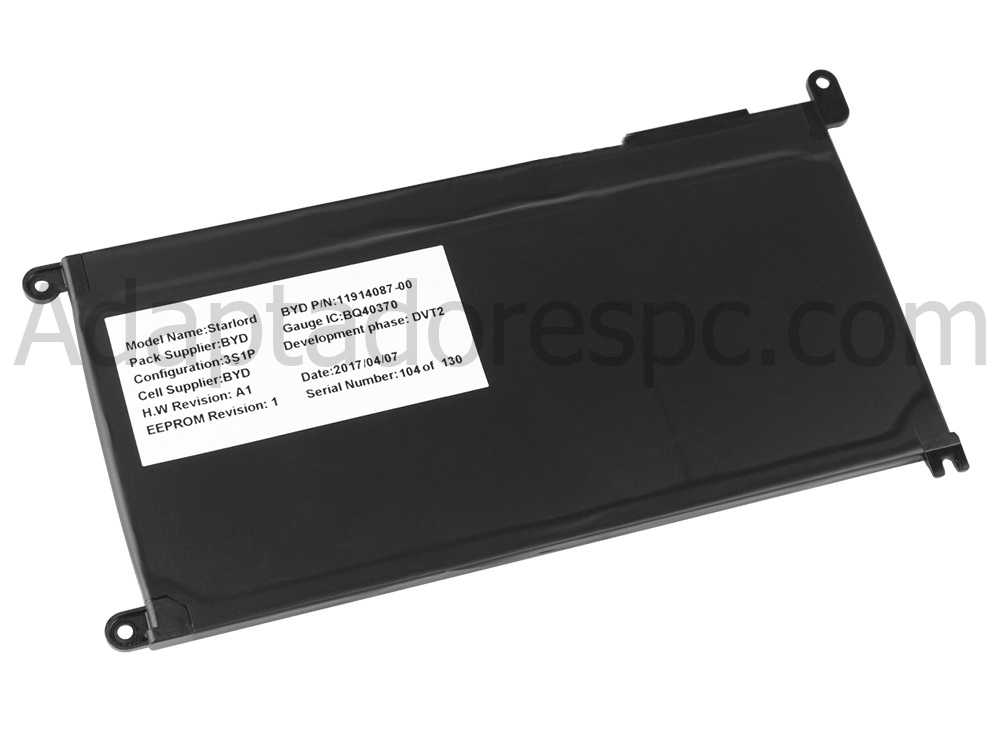 Original 3500mAh 42Wh Bateria Dell Inspiron 15 5567 P66F P66F001