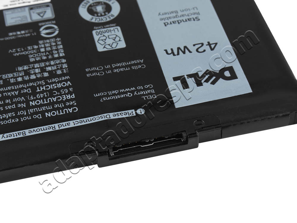 Original 3500mAh 42Wh Bateria Dell Inspiron 14 5481 P93G001