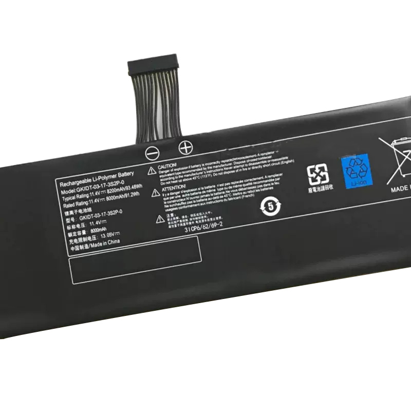 Novo Schenker XMG Fusion 15 XFU15L19 Series 8200mAh 93.48Wh 4-Células bateria para computador portátil