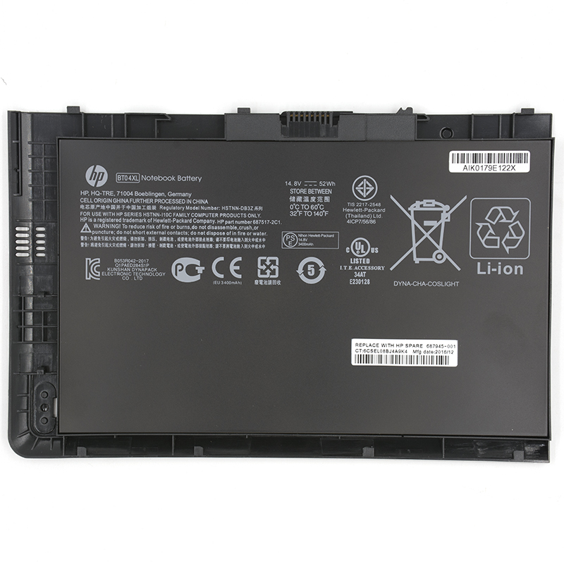 Bateria Original HP BT04 H4Q47AA BT04XL 52Whr