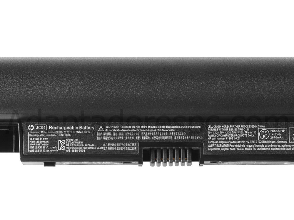 Original Bateria HP 919700-850 919701-850 2850mAh 41.6Wh