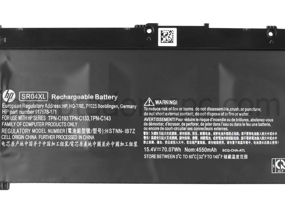 Original Bateria HP Omen 15-ce0xx 4550mAh 70.07Wh